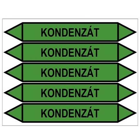 Značení potrubí, kondenzát